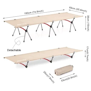 marching bed, portable folding bed,