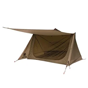 Backwoods Bungalow Bushcraft Shelter 2.0: ultralight nylon tent