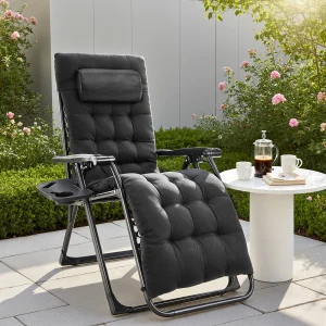 Zero Gravity Recliner Camping Patio Lounge Chair