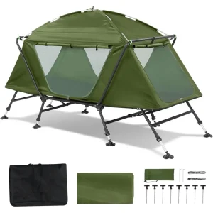 Large Outdoor Portable Sleng Lightweight  Camping Cot  Camping Bed
