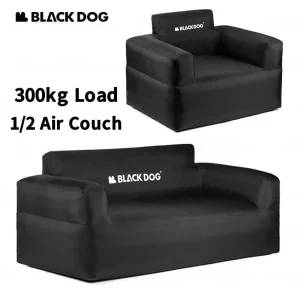 Naturehike BLACKDOG Air Sofa Bed Outoor Portable Two-seater Air Couch 300kg Load Inflatable Relax Sofa Bed Indoor With Air Pump