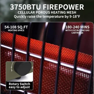 Camp Heater Portable Space Heater - Thumbnail Image 3