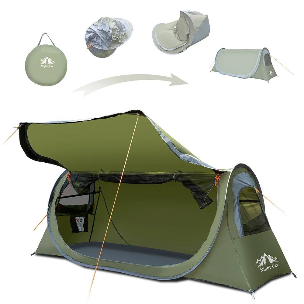 Night Cat Pop-up Camping Tent: - Image 5