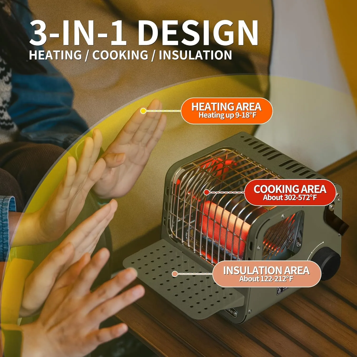 Camp Heater Portable Space Heater - Image 2