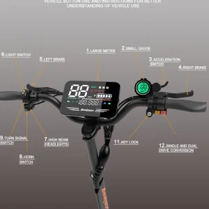 GT08 Adult Electric Scooter - Thumbnail Image 2