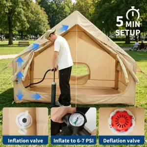 Inflatable Camping Tent - Thumbnail Image 2