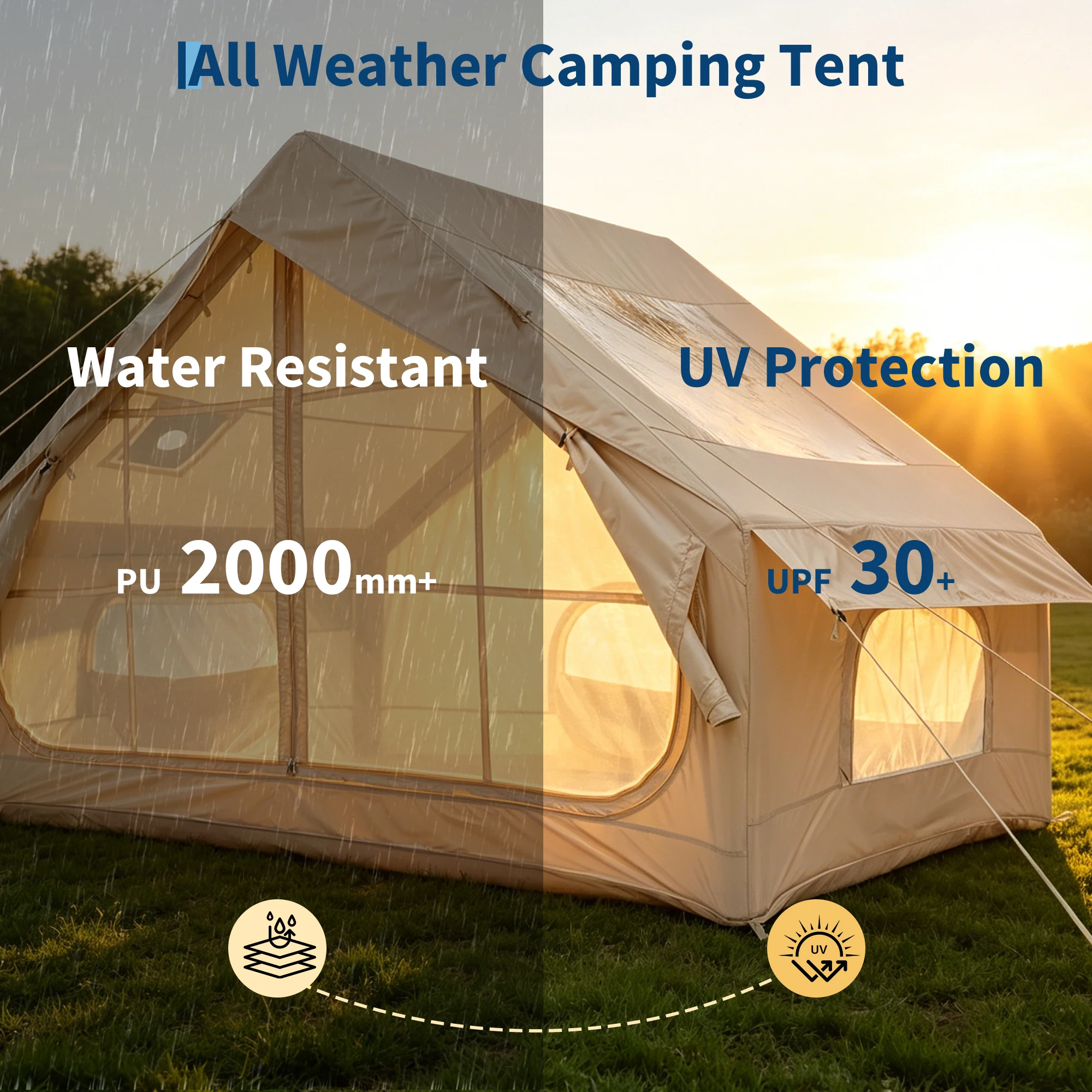 Inflatable Camping Tent - Image 1