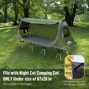 Night Cat Pop-up Camping Tent: - Thumbnail Image 2
