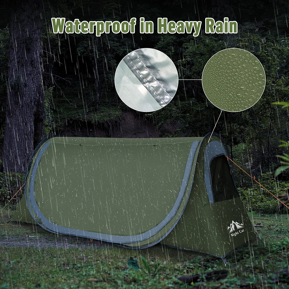 Night Cat Pop-up Camping Tent: - Image 3