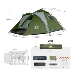 Night Cat Pop Up Tent - Thumbnail Image 2