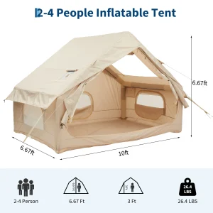 Inflatable Camping Tent - Thumbnail Image 4