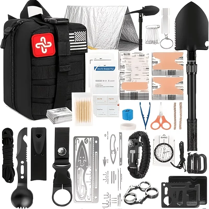 250-Piece Survival First Aid Kit - Image 1