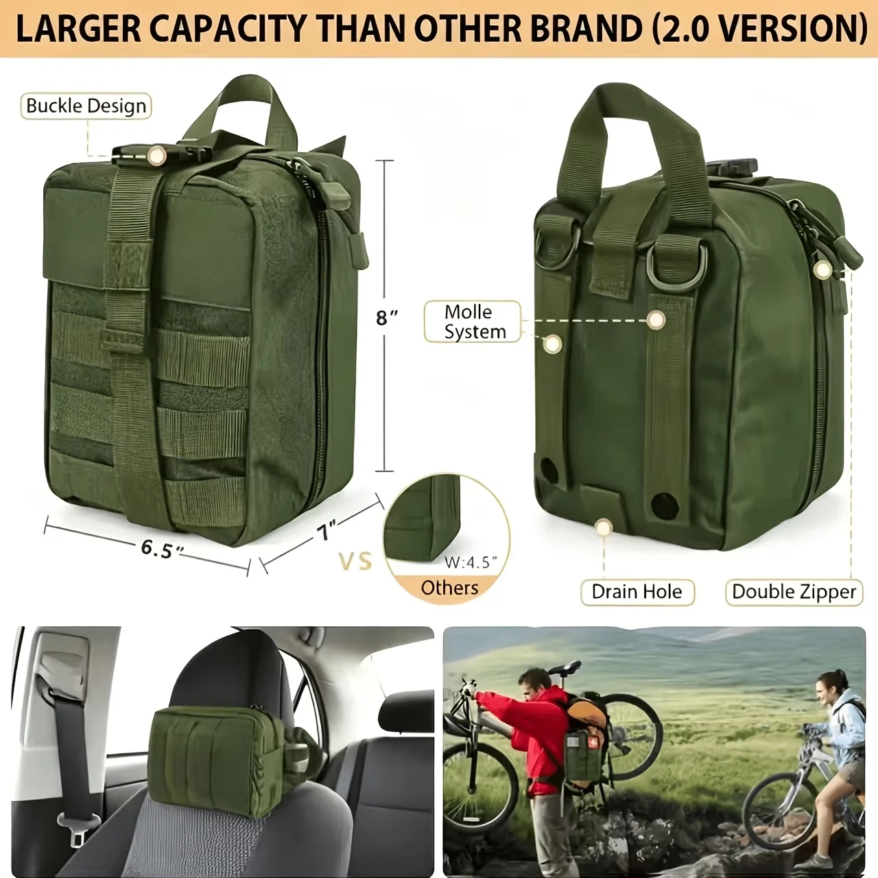 250-Piece Survival First Aid Kit - Image 3